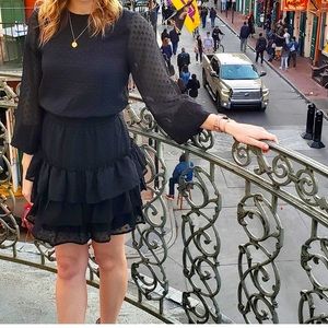 Black long sleeve dress